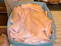 frozen pork back skin - product's photo